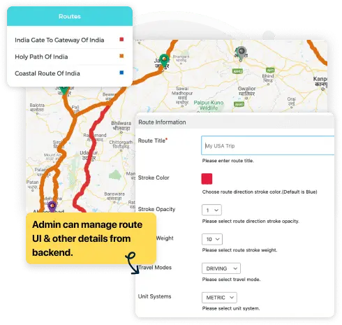  Show Multiple Routes & Directions