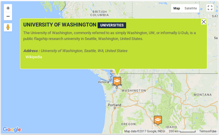 Customize infowindow in WP MAPS PRO