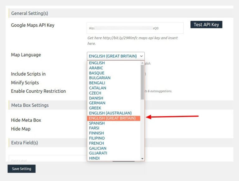 How to change the map language on WP Maps Pro