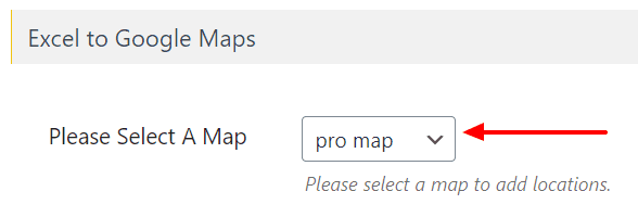 excel to Map