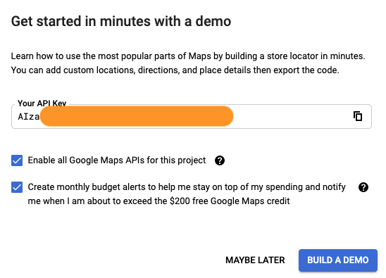 google map api