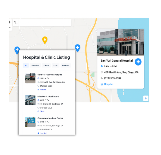 Add Hospital & Clinic Locator in WordPress