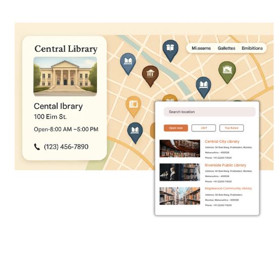 Find Public, Academic & Community Libraries Nearby