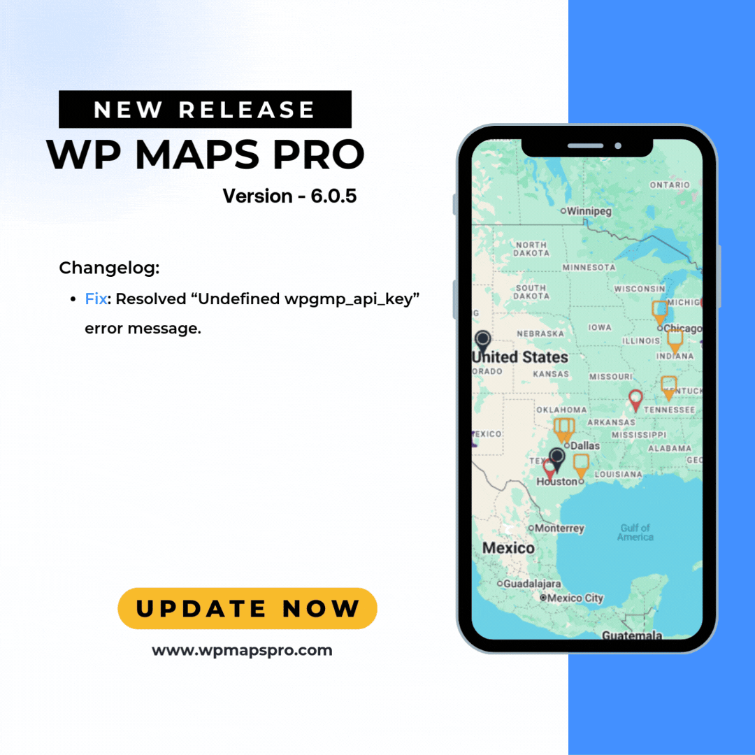 WP Maps Pro Changelog 6.0.5
